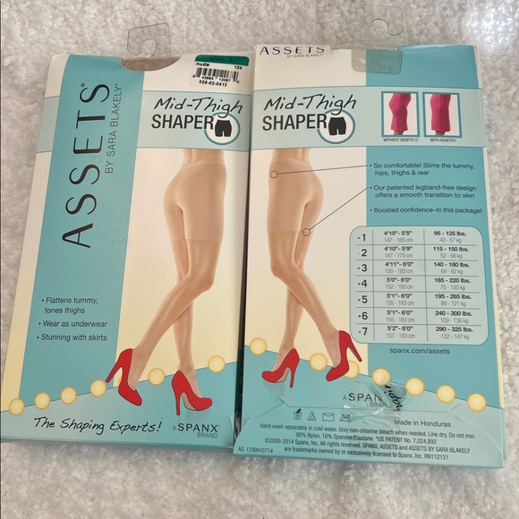 SPANX Assets Mid-Thigh Shaper in Beige - Picture 2 of 2